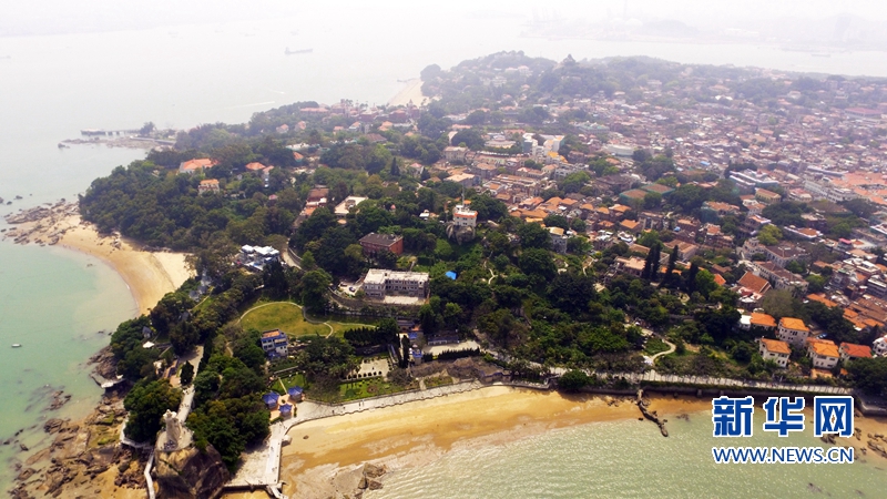 鼓浪屿上空定格台湾故事