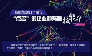 福建省政府工作報告“點名”的企業都有啥技能？